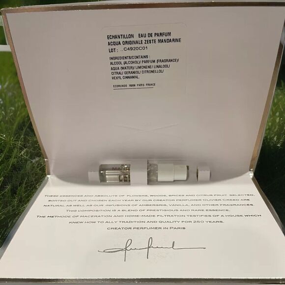 Creed Acqua Orginale Zeste Mandarine Carded Sample - Picture 1 of 1